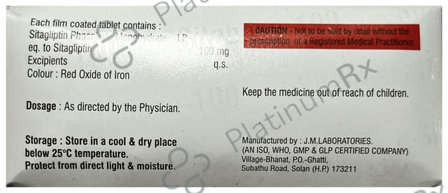 Sitabase 100mg Tablet 10s