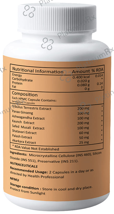 Nutrilitius Play Well Testosterone Booster Capsule