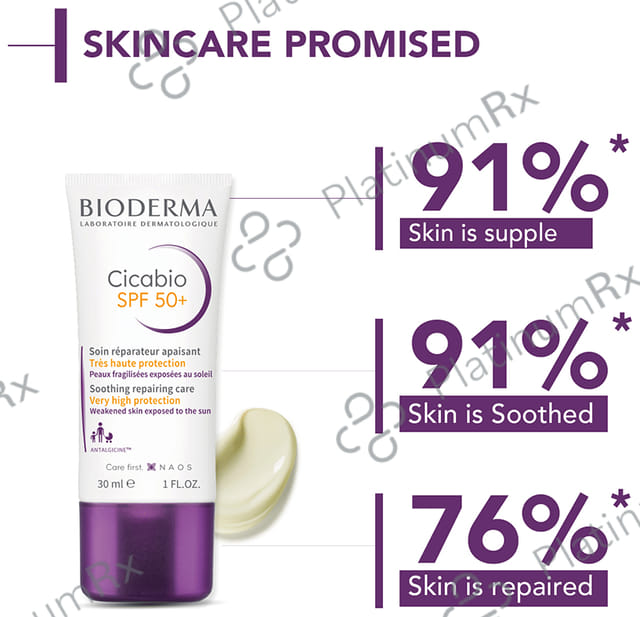 Bioderma Cicabio Soothing Repairing Care SPF 50+ Cream 30ml