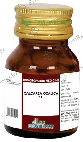 LDD Bioscience Calcarea Oxalica 3X 25 gm