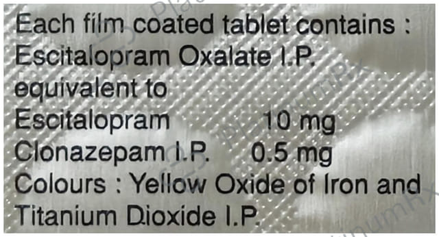 Clonotril Plus 0.5/10mg Tablet 15s