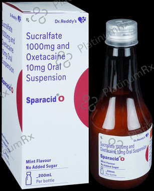 Sparacid O Mint Oral Suspension 200ml