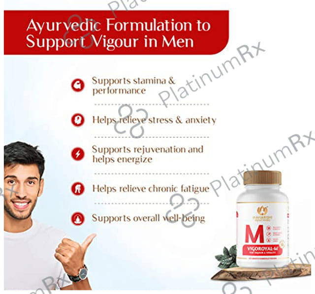 Maharishi Ayurveda Vigoroyal-M Tablet - For Vigour & Vitality 60 tablets