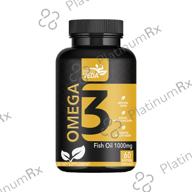 FitnessVeda Omega 3 Softgel Capsule 60s