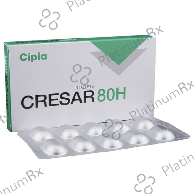 Cresar 80H 12.5/80mg Tablet 10s