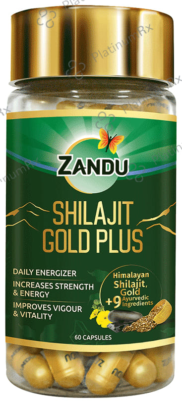 Zandu 500mg Shilajit Gold Plus Capsule 60s