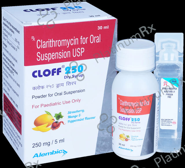 Cloff 250mg Dry Syrup 30ml