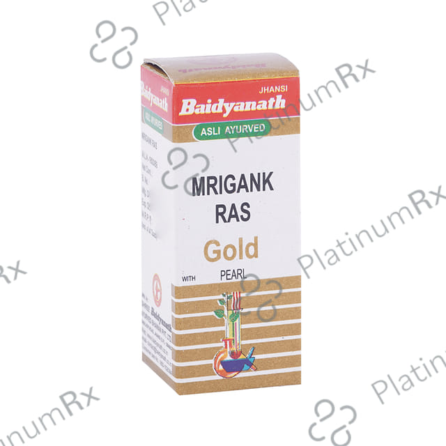 Baidyanath (Jhansi) Mrigank Ras with Gold Pearl Powder