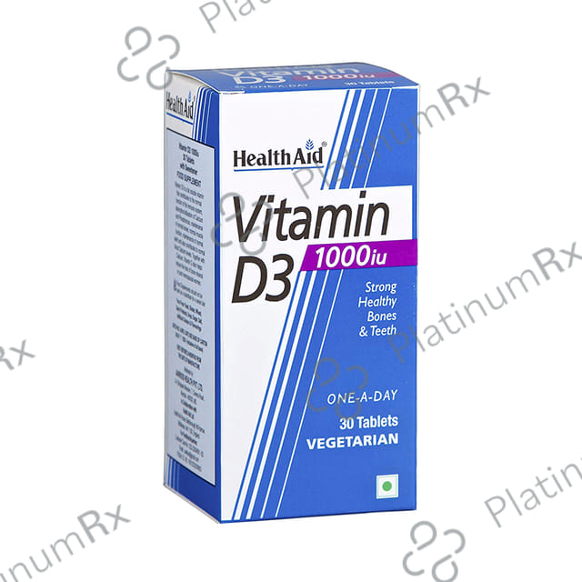 Healthaid Vitamin D3 1000IU Tablet