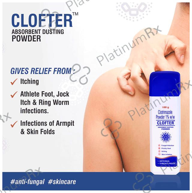 Clofter Absorbent Dusting Powder 100gm