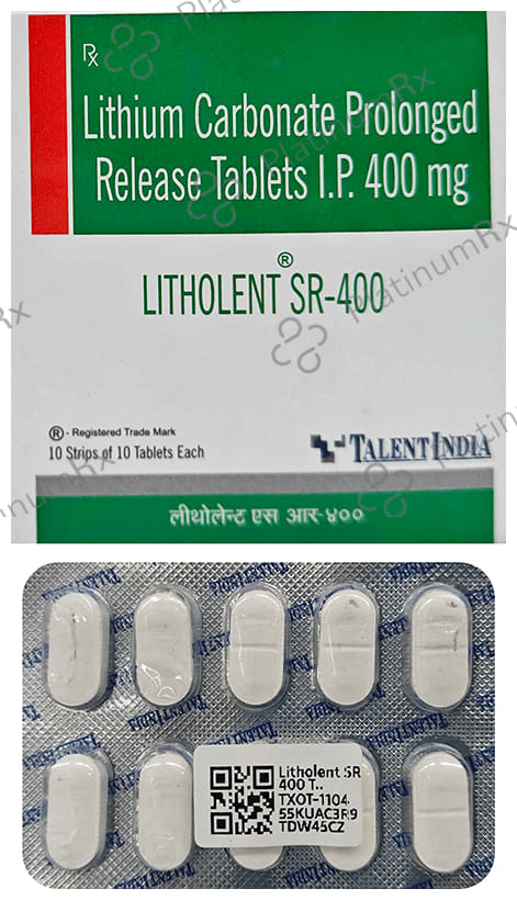 Litholent 400mg Tablet SR 10s