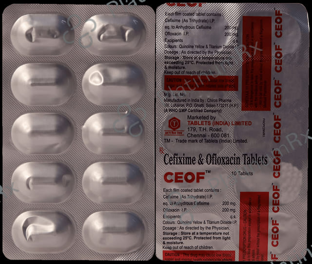 Ceof 200/200mg Tablet 10s