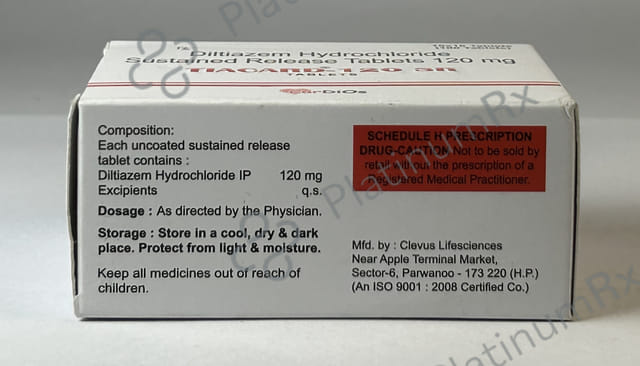 Tiacard 120mg Tablet SR 10s
