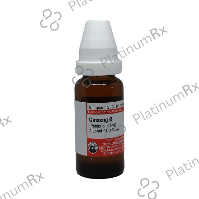 Dr Willmar Schwabe Germany Ginseng Mother Tincture Q