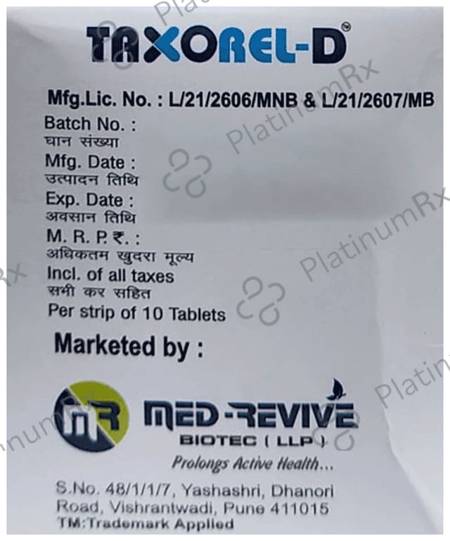 Taxorel-D Tablet