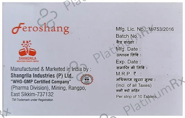 Feroshang Tablet 10s
