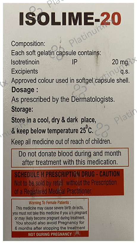 Isolime 20 Softgel Capsule