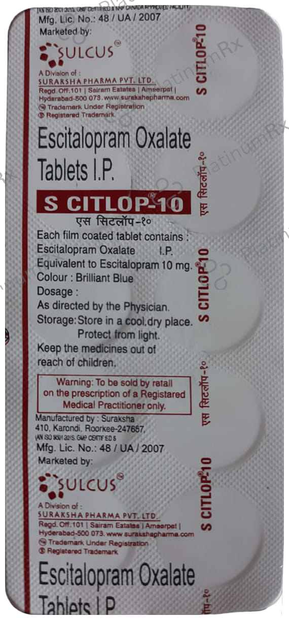 S Citlop 10mg Tablet