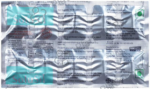 Solusil 60/3mg Capsule 10s