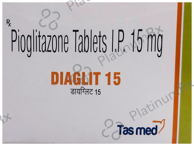 Diaglit 15mg Tablet 15s