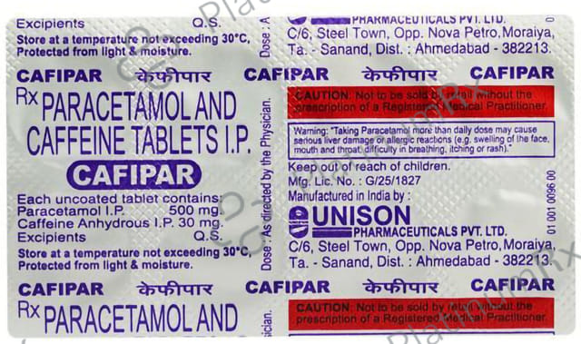 Cafipar 30/500mg Tablet 10s