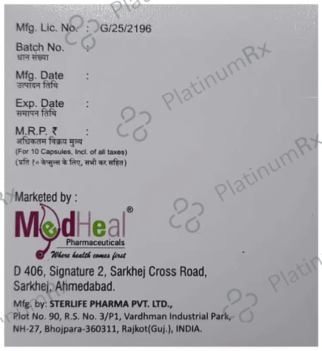 Panheal D 30mg/40mg Capsule SR 10 Capsule SR MedHeal Pharma