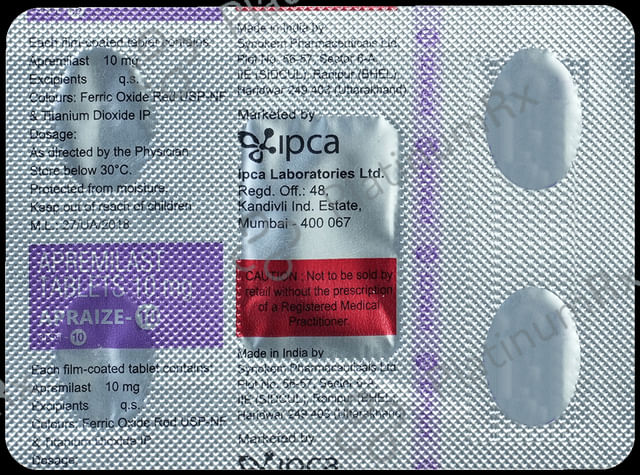 Apraize 10mg Tablet 4s