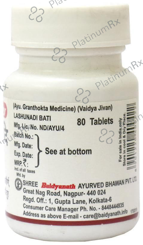 Baidyanath (Nagpur) Lashunadi Bati Tablet