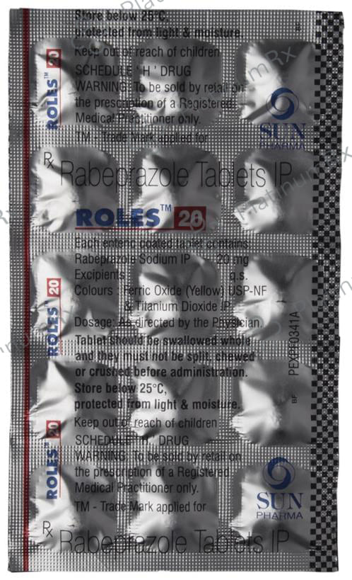 Roles 20mg Tablet 15s