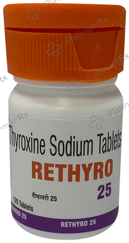 Rethyro 25mcg Tablet 120s
