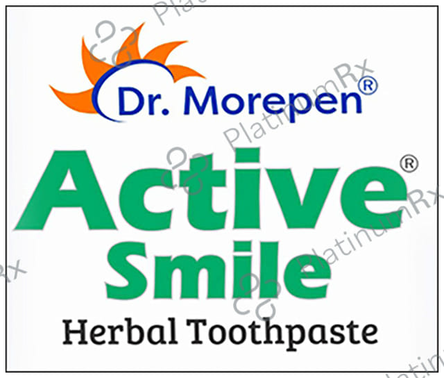 Dr. Morepen Active Smile Enriched with 17 Powerful Herbs Toothpaste