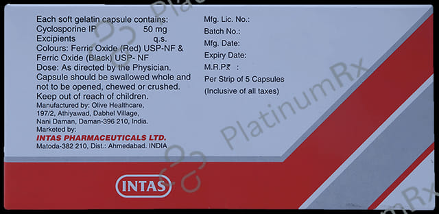 Sprintas 50mg Capsule 5s