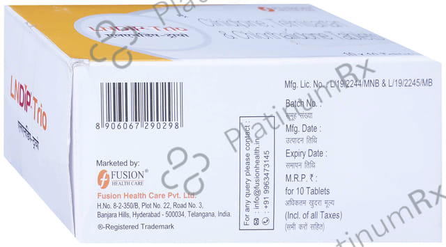 Lndip Trio Tablet 10s