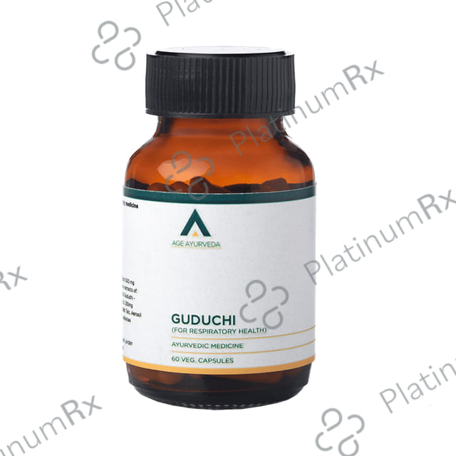 Age Ayurveda Guduchi 250mg Veg Capsule 60s