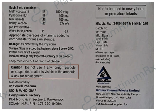 Nervifem Gold Injection 2ml