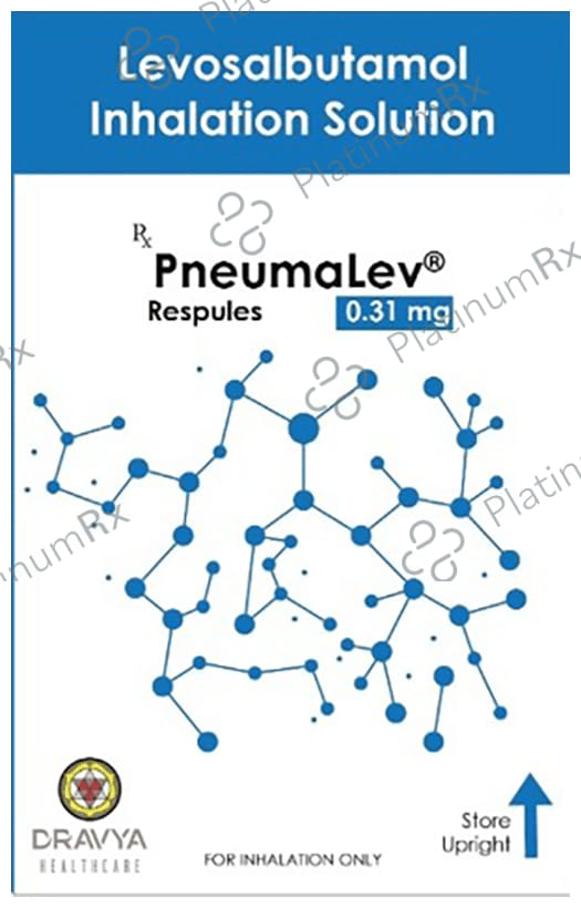 Pneumalev 0.31mg Respules 5X2.5ml