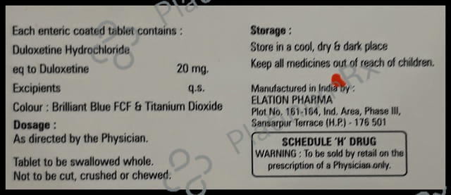 Dexotine 20mg Tablet 10s