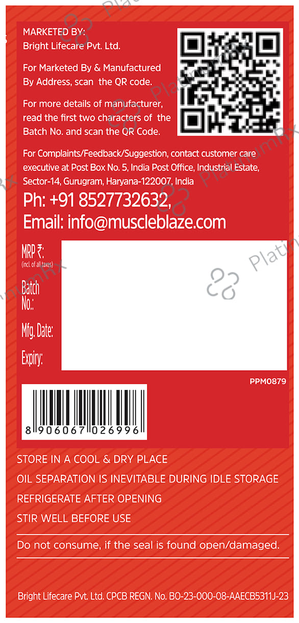 MuscleBlaze MB Fit Protein Peanut + Whey Butter