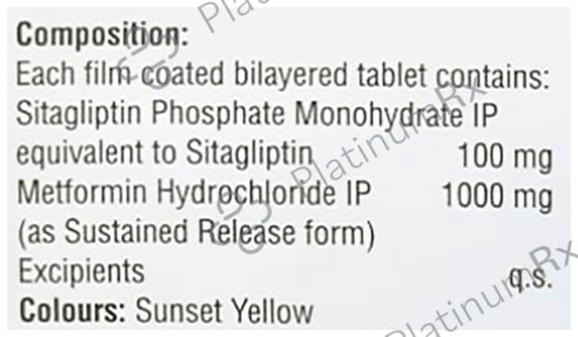 ST Gliptin M 100/1000mg Tablet 15s