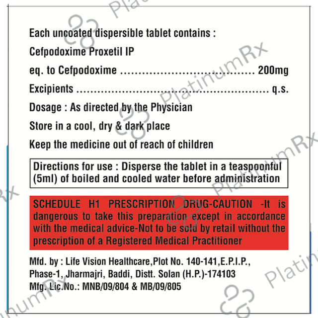 Healthpod 200mg Tablet DT 10s