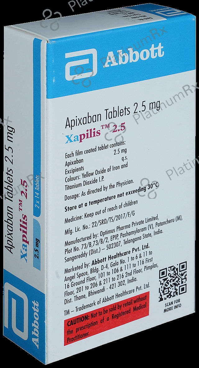 Xapilis 2.5mg Tablet 14s