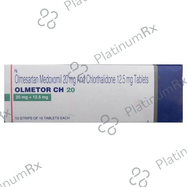 Olmetor CH 12.5/20mg Tablet 10s