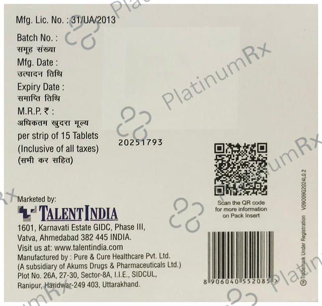 Voglital GM 0.2/500/2mg Tablet SR 15s