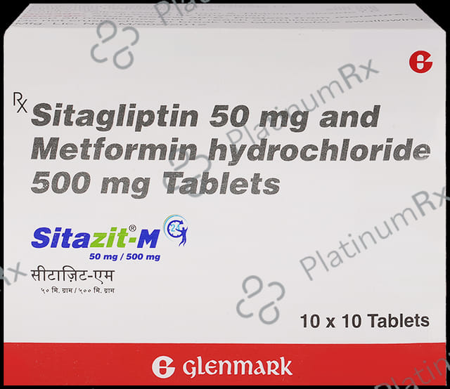 Sitazit M 50/500mg Tablet 10s