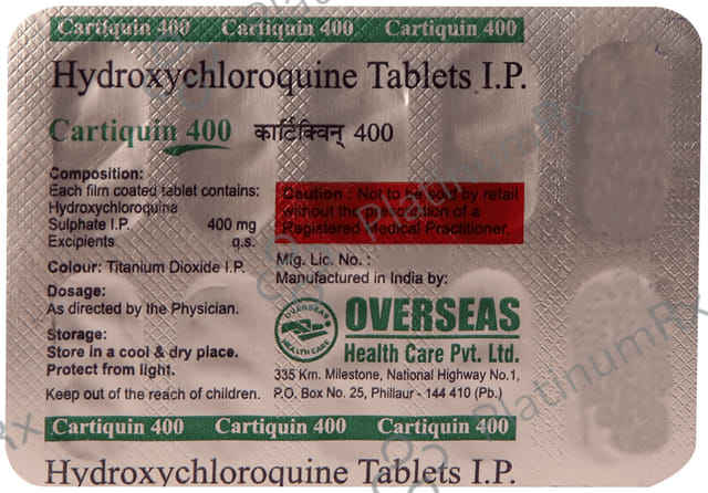 Cartiquin 400mg Tablet 10s