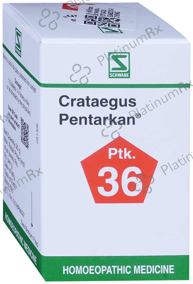 Dr Willmar Schwabe India Crataegus Pentarkan Tablet