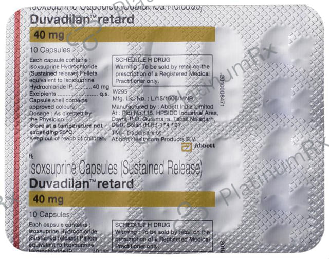 Duvadilan Retard Capsule SR