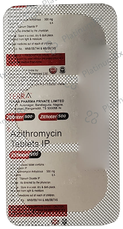 Zithoter 500 Tablet