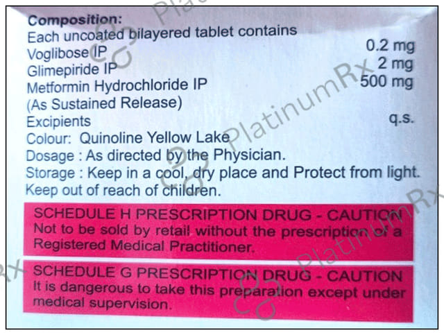 Prin MV 2/500/0.2mg Tablet SR 10s