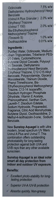 Sunstop Aquagel SPF 30 Gel 60gm
